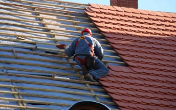 roof tiles Westdown Camp, Wiltshire