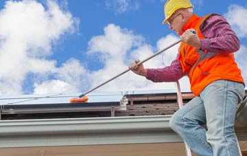 Westdown Camp soft wash roof cleaning